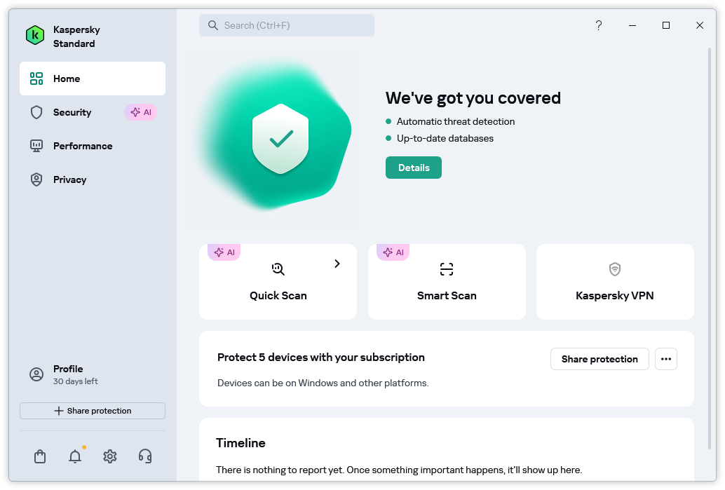 Kaspersky Standard 1 Device 1 Year Download
