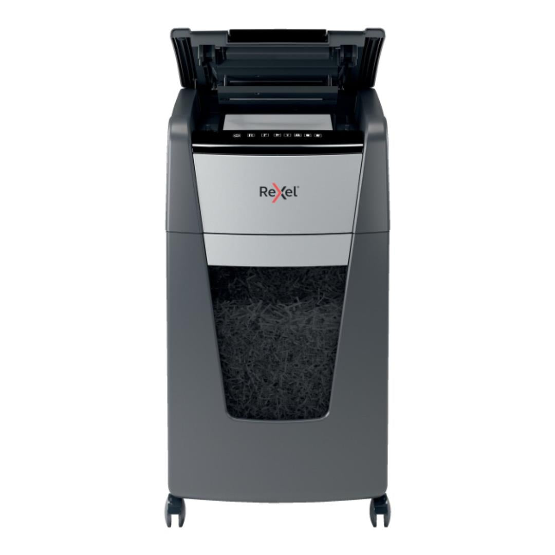 Rexel Optimum AutoFeed+ 225M Automatic Micro Cut P4 Paper Shredder 301450