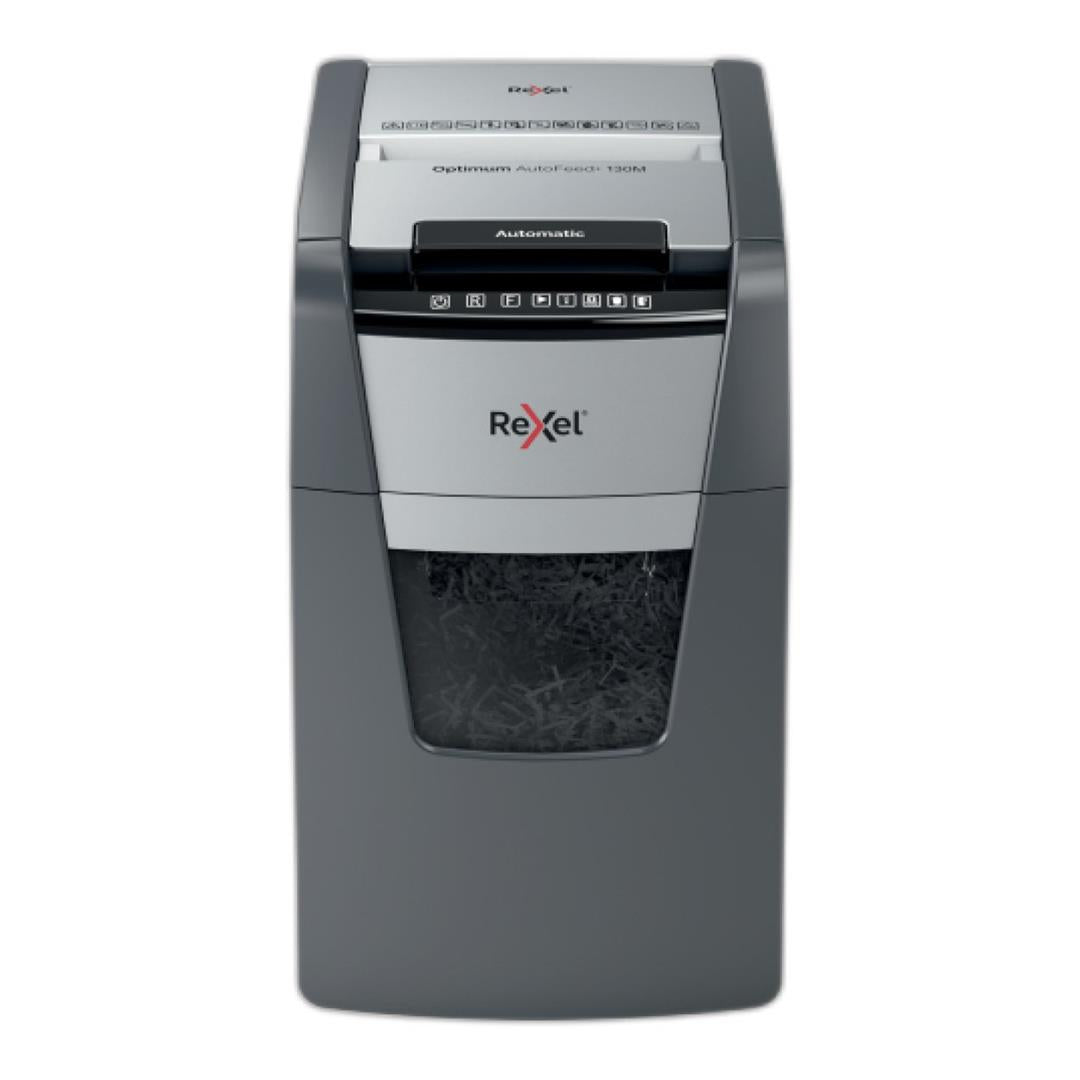 Rexel Optimum Autofeed 130M Automatic Micro Cut P5 Paper Shredder 301439