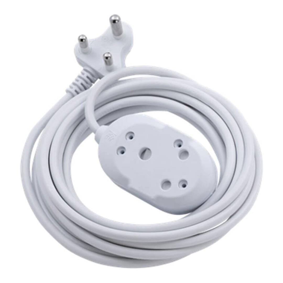 Ellies 20m Back to Back Light Duty Extension Lead White FELBW2X/20WJ