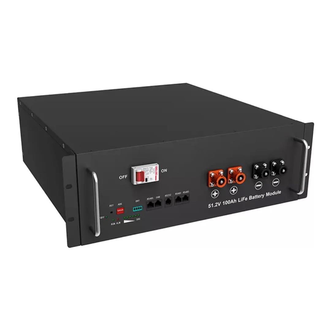 Deltec 51.2V 100AH 5.1KWH LifePO4 Li-ion 3U Rack-mounted Battery BRL-LFP51.2V100