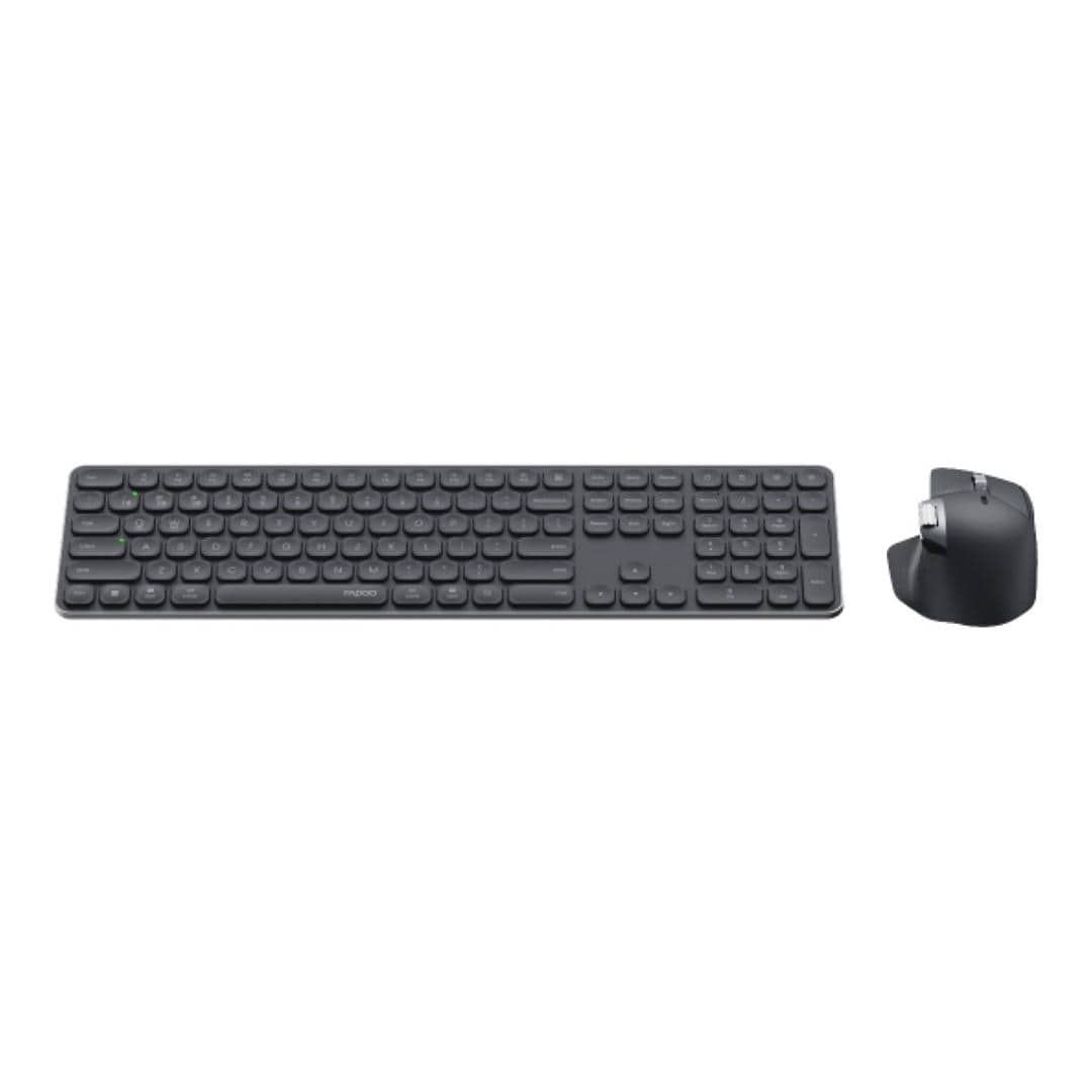 Rapoo Multi-Mode Blade Ultra Slim Wireless Keyboard and Mouse Combo Black 9560M