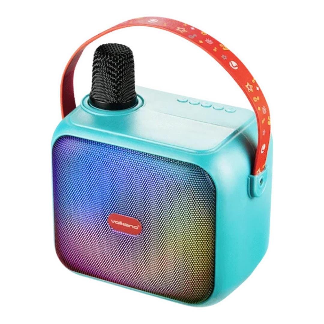 Volkano Kids SongSeeker Bluetooth Karaoke Machine with Wireless BT Microphone VK-10117-TQ